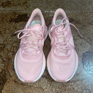 pink Lululemon blissful running shoes
